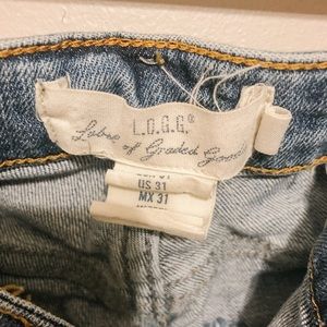 Zara distressed jeans